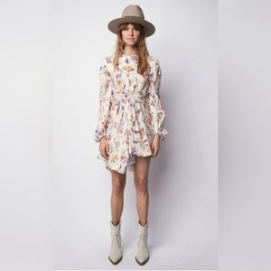 Zadig & Voltaire Rivage Flower Dress XS NWT $898